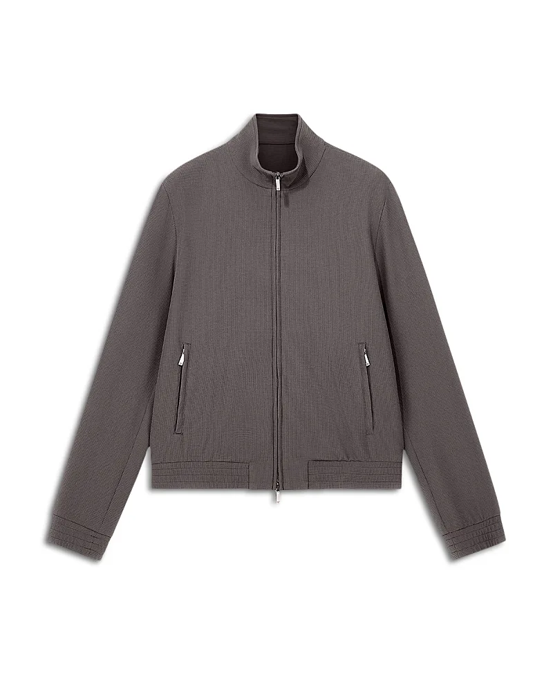 Emporio Armani 3D Crepe Jersey Blouson Jacket