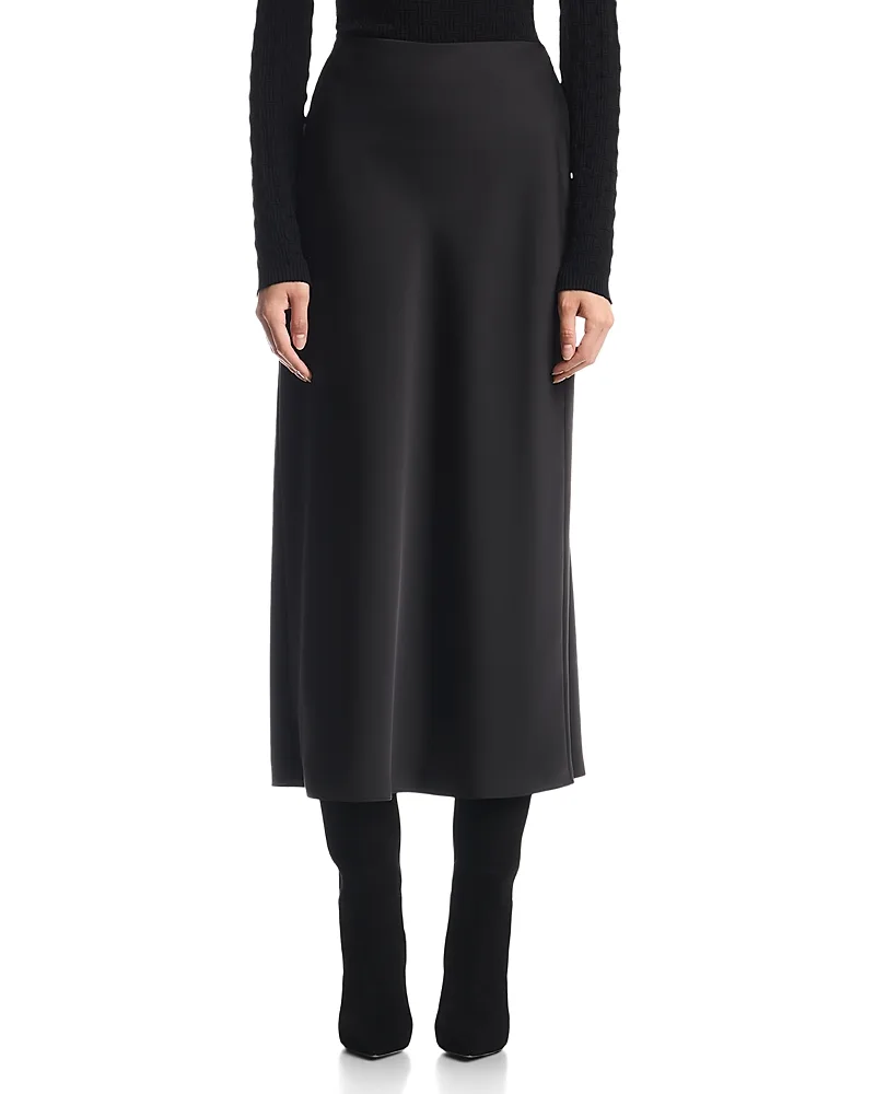 Emporio Armani Satin Pull on Skirt