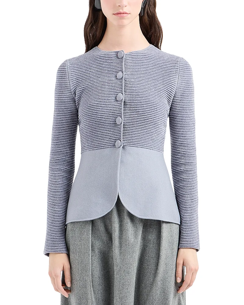 Emporio Armani Ribbed Chenille Jacket by Armani