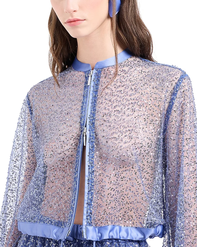 Emporio Armani Sheer Sequin Jacket by Armani