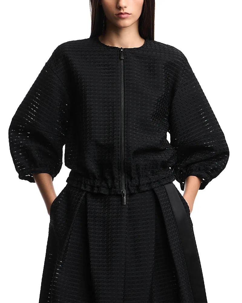 Emporio Armani Vichy 3D Jacquard Jacket by Armani
