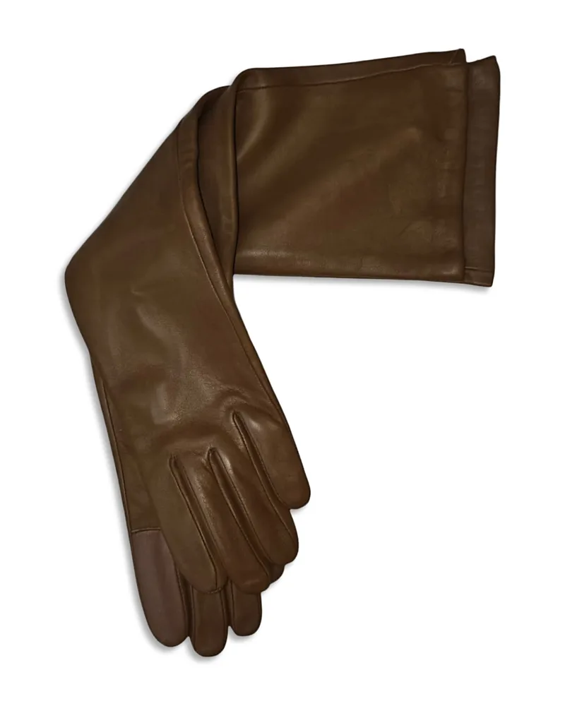 Long Leather Gloves by Labonia