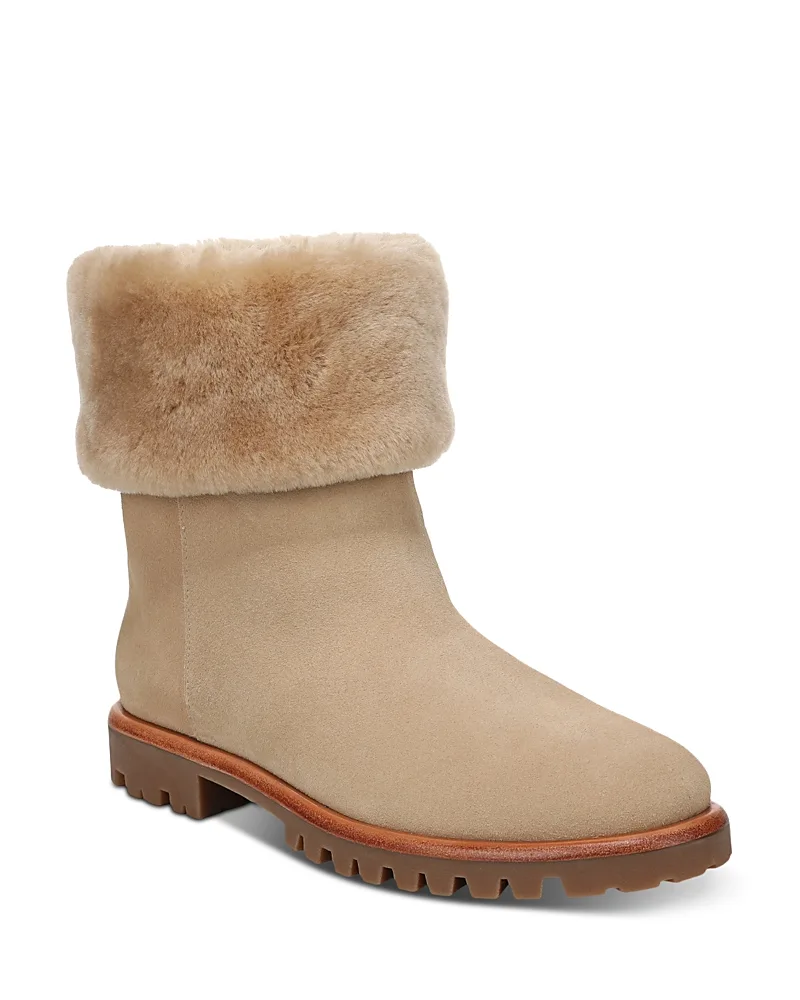Cameron Shearling & Suede Boots by Vince