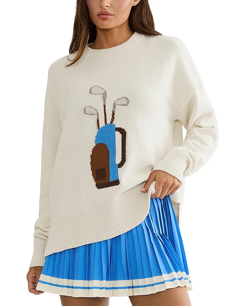 Callie Cotton Blend Golf Sweater by Beach Riot