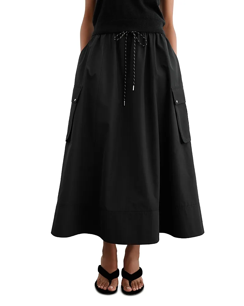 Elodie Cargo Midi Skirt by Toccin