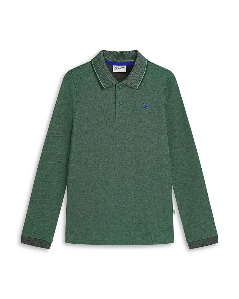 Contrast Tipping Pique Polo by Scotch & Soda
