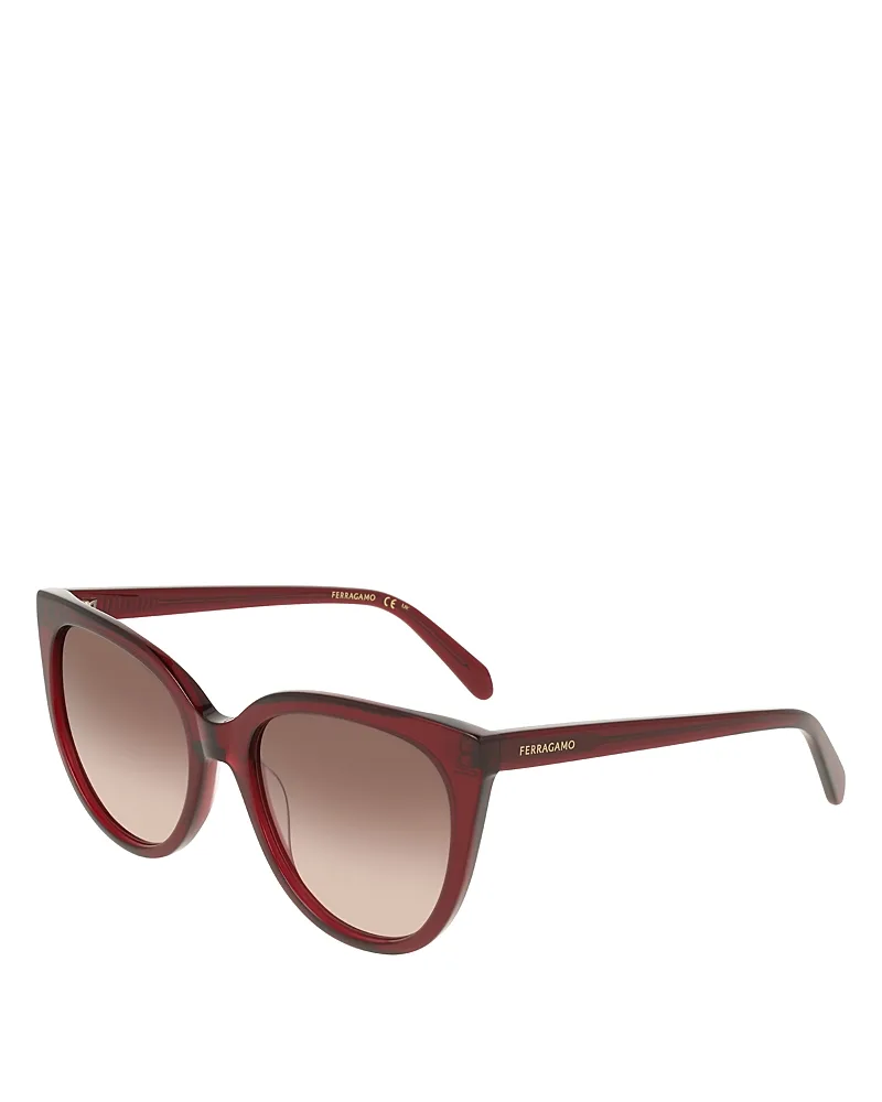 Cat Eye Sunglasses, 56mm by Ferragamo