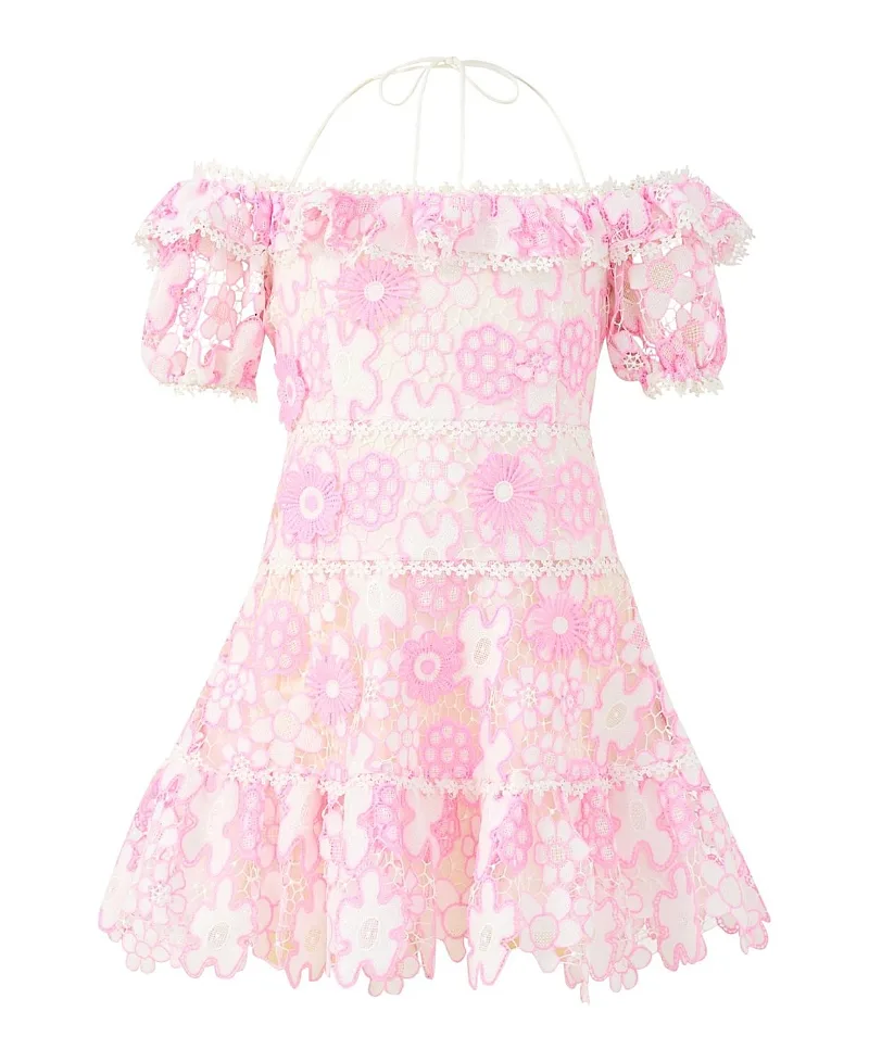 Hayley Embroidered Mini Dress by Marlo Kids