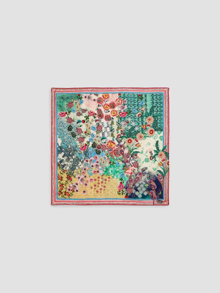 Patchwork Silk Scarf by Johnny Was
