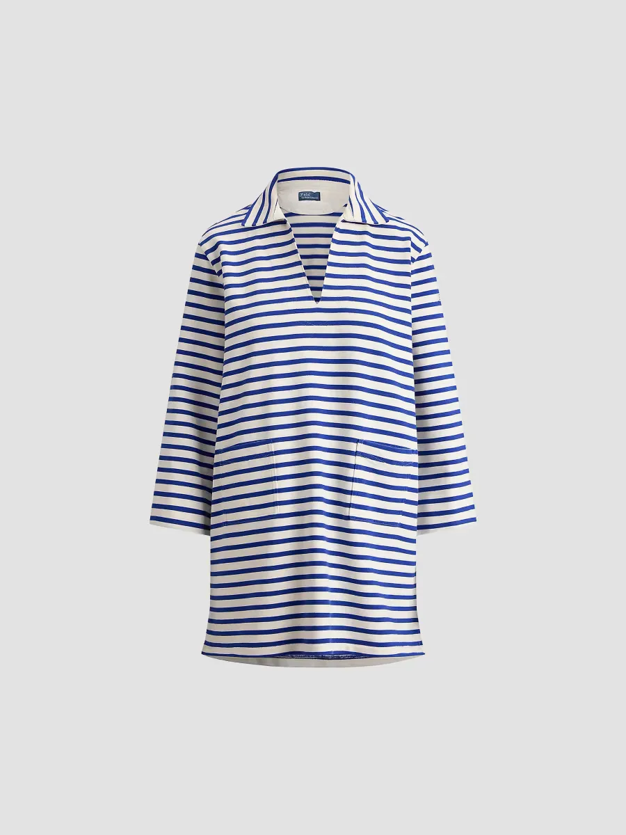 Striped Cotton Mini-Shirtdress by Polo Ralph Lauren