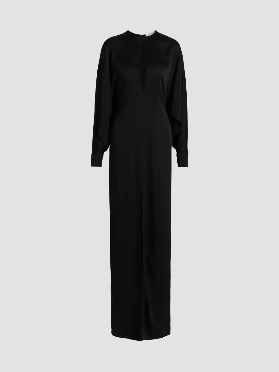 Michael Kors Collection Satin Keyhole Slit Gown by MICHAEL Michael Kors