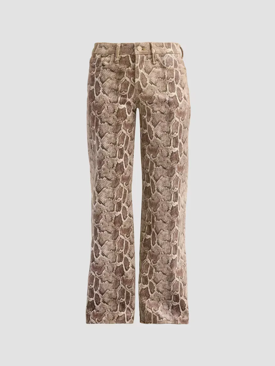 The Maven Sneak Leather-Blend Pants by MOTHER