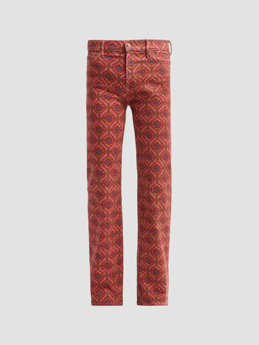 The Kick It Printed Jeans by MOTHER