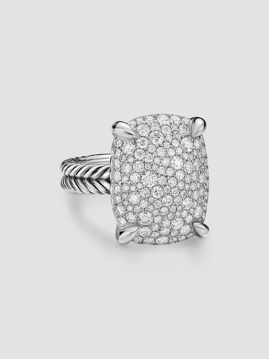 Chatelaine Elongated Ring in Sterling Silver by David Yurman