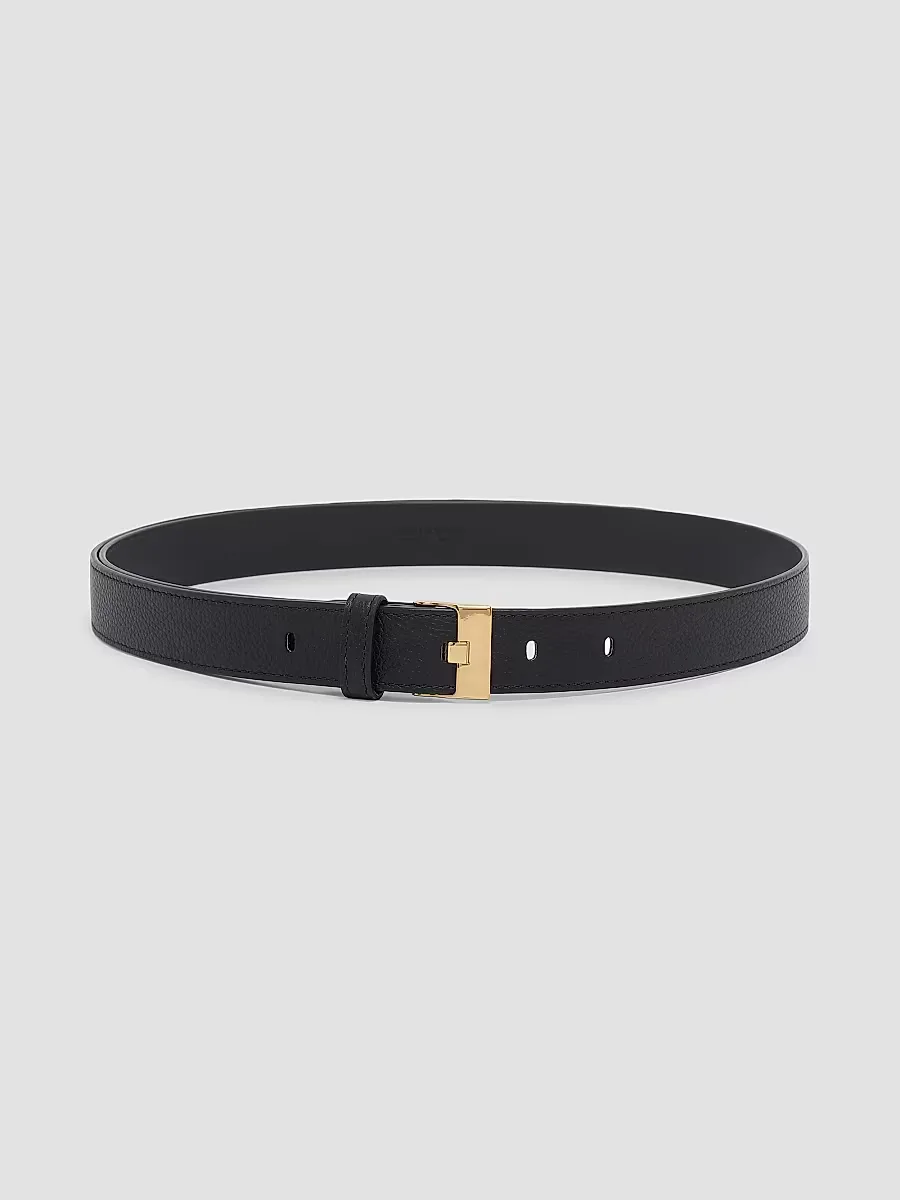 Watch Pebbled Leather Belt by Bottega Veneta