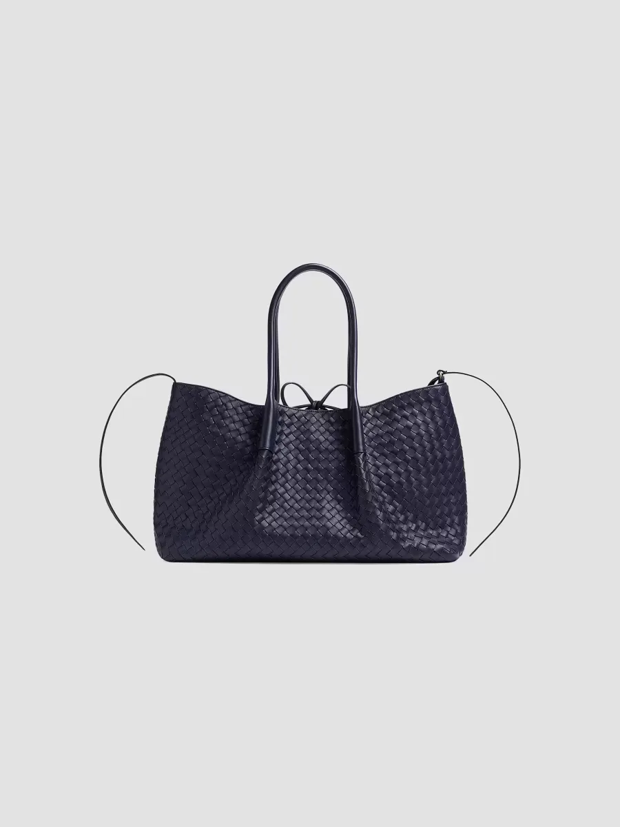 Pinacoteca Reversible Intrecciato Leather Tote Bag by Bottega Veneta