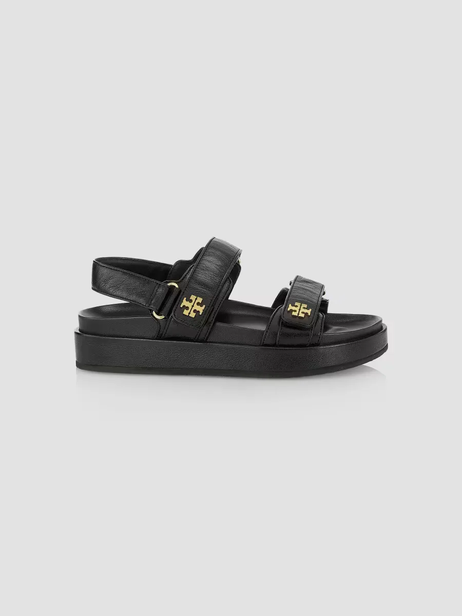 Kira Sport Leather Sandals by Tory Burch