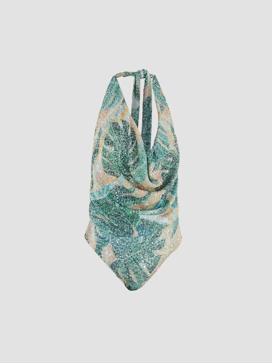Mosaic Draped One-Piece Swimsuit by FARM Rio