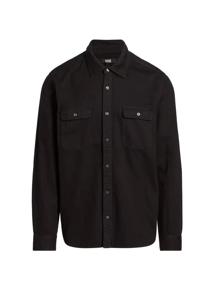Martin Cotton-Blend Twill Shirt by PAIGE