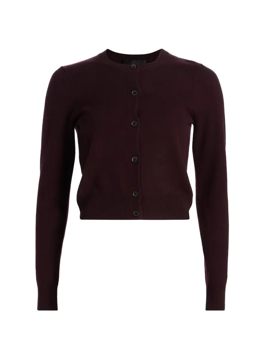 March Crewneck Cashmere Cardigan by Nili Lotan