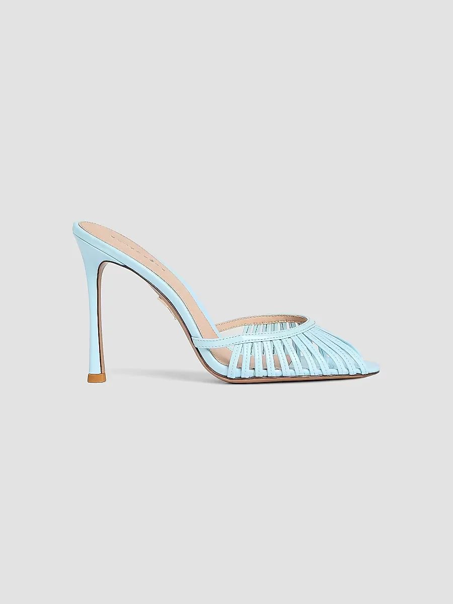 Allistair 105MM Patent Leather Sandals by Retrofête