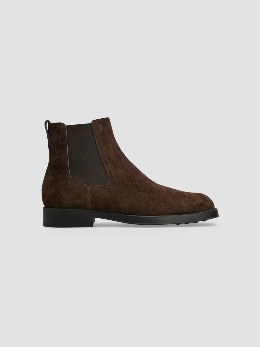 Chelsea Leather Ankle Boots by Tod's