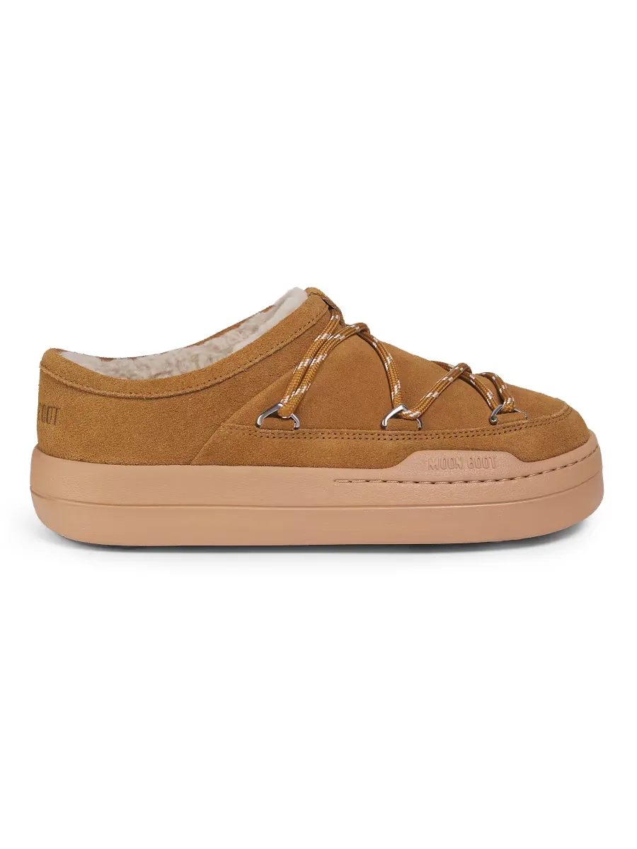Moon Boot Park Suede Slippers by Moon Boot
