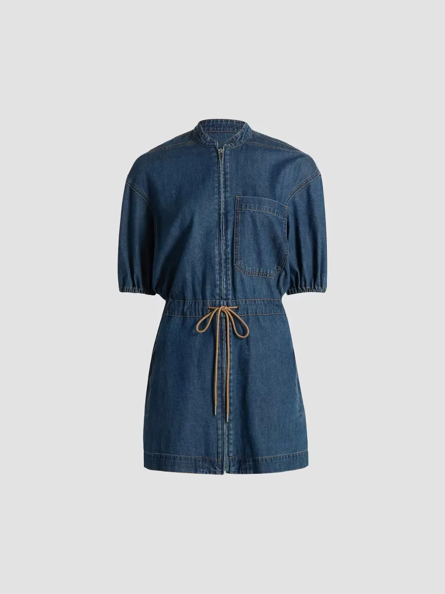 Veronica Beard Akerman Denim Minidress by Veronica Beard