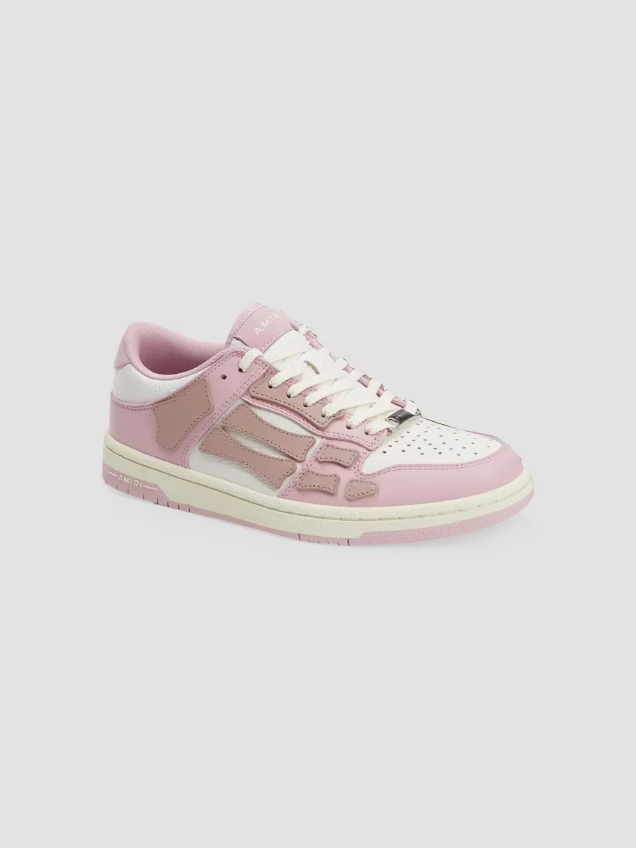 Skel Top Low Leather Sneakers by AMIRI