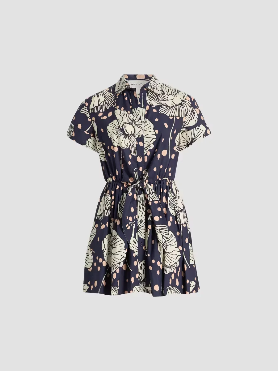 Asbury Floral Mini-Shirtdress by Cara Cara