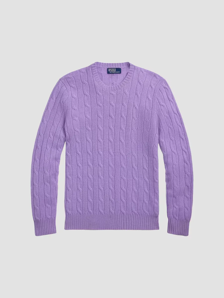 The Iconic Cable-Knit Cashmere Sweater by Polo Ralph Lauren