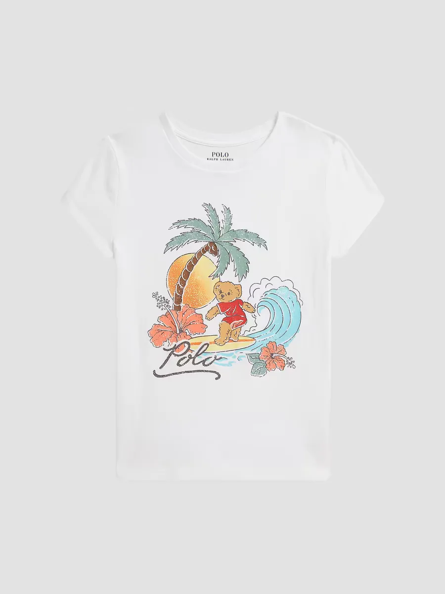 Polo Bear Surfing Jersey T-Shirt by Polo Ralph Lauren