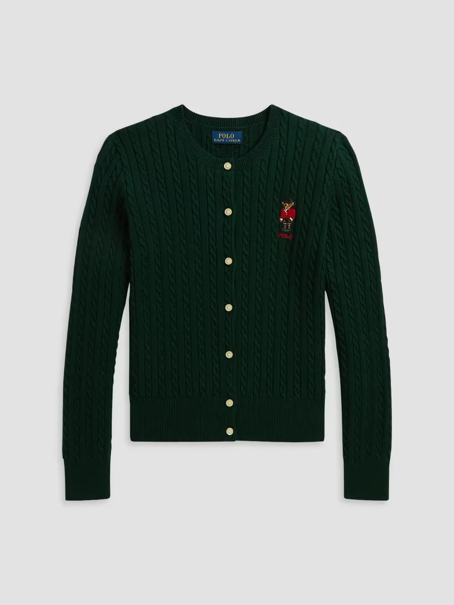 Cable-Knit Cotton Cardigan by Polo Ralph Lauren