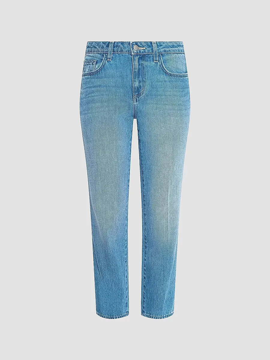 Thalina Crop Stovepipe Jeans by L'AGENCE