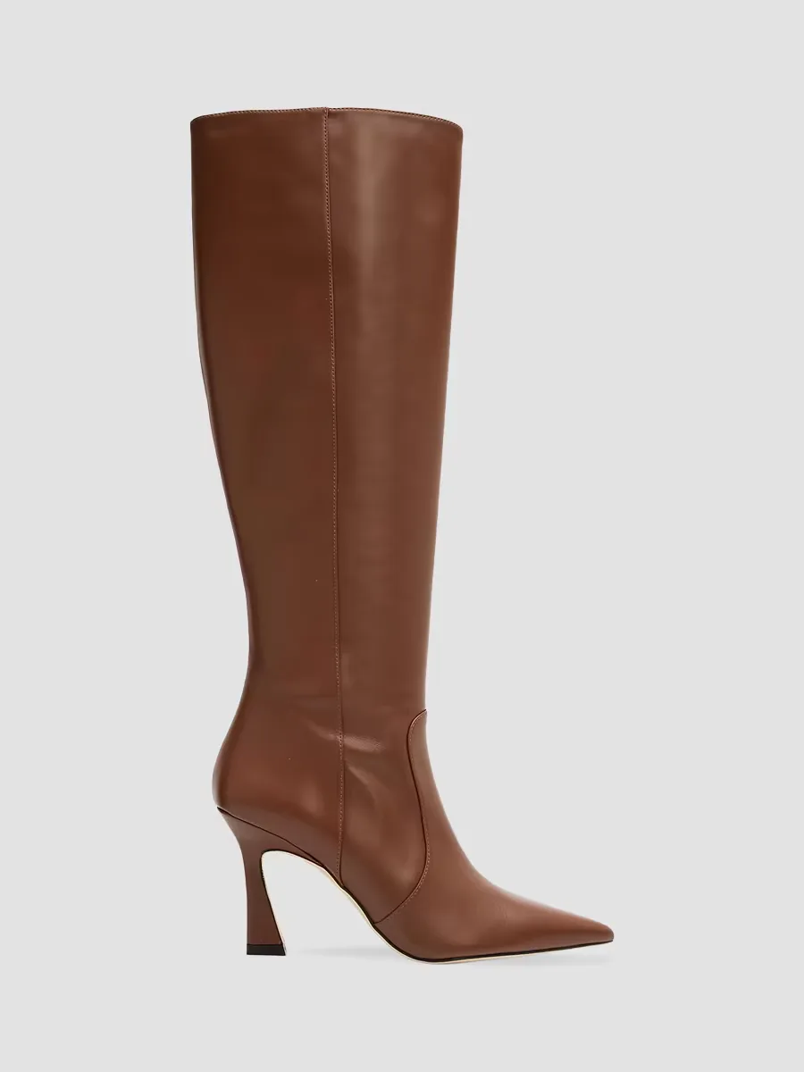 Vinnie 85MM Leather Knee-High Boots