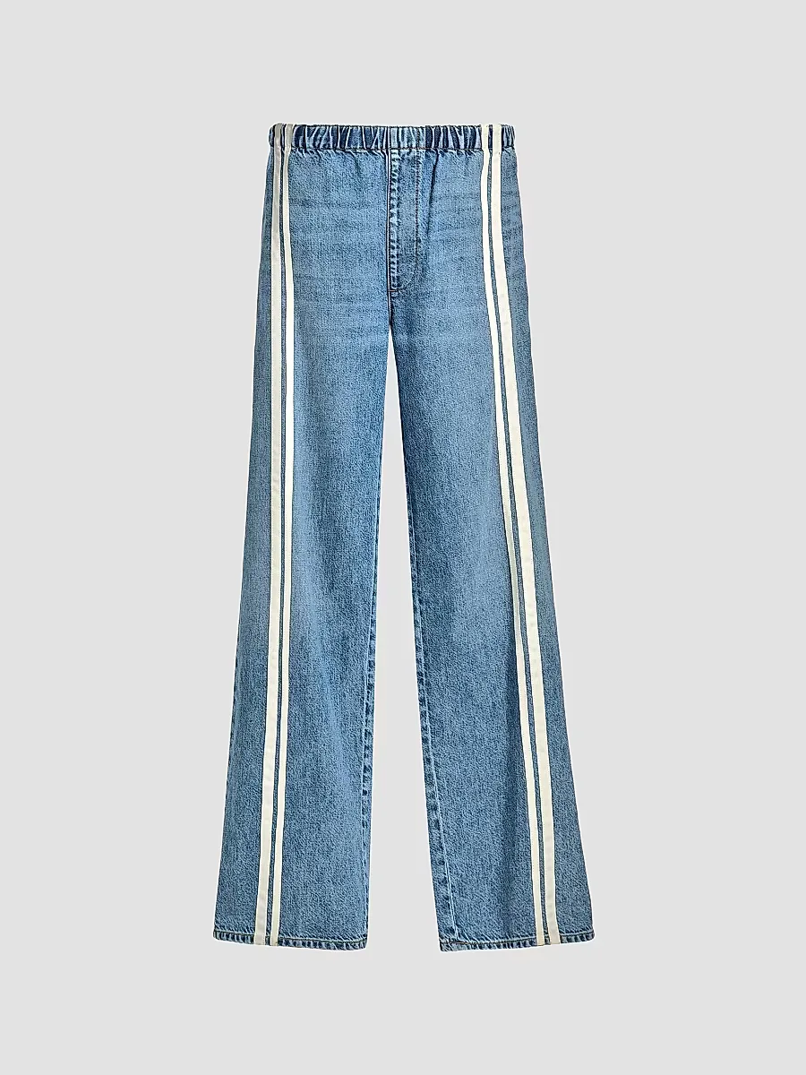 Logan Featherweight Pull-On Track Stripe Jeans by rag & bone