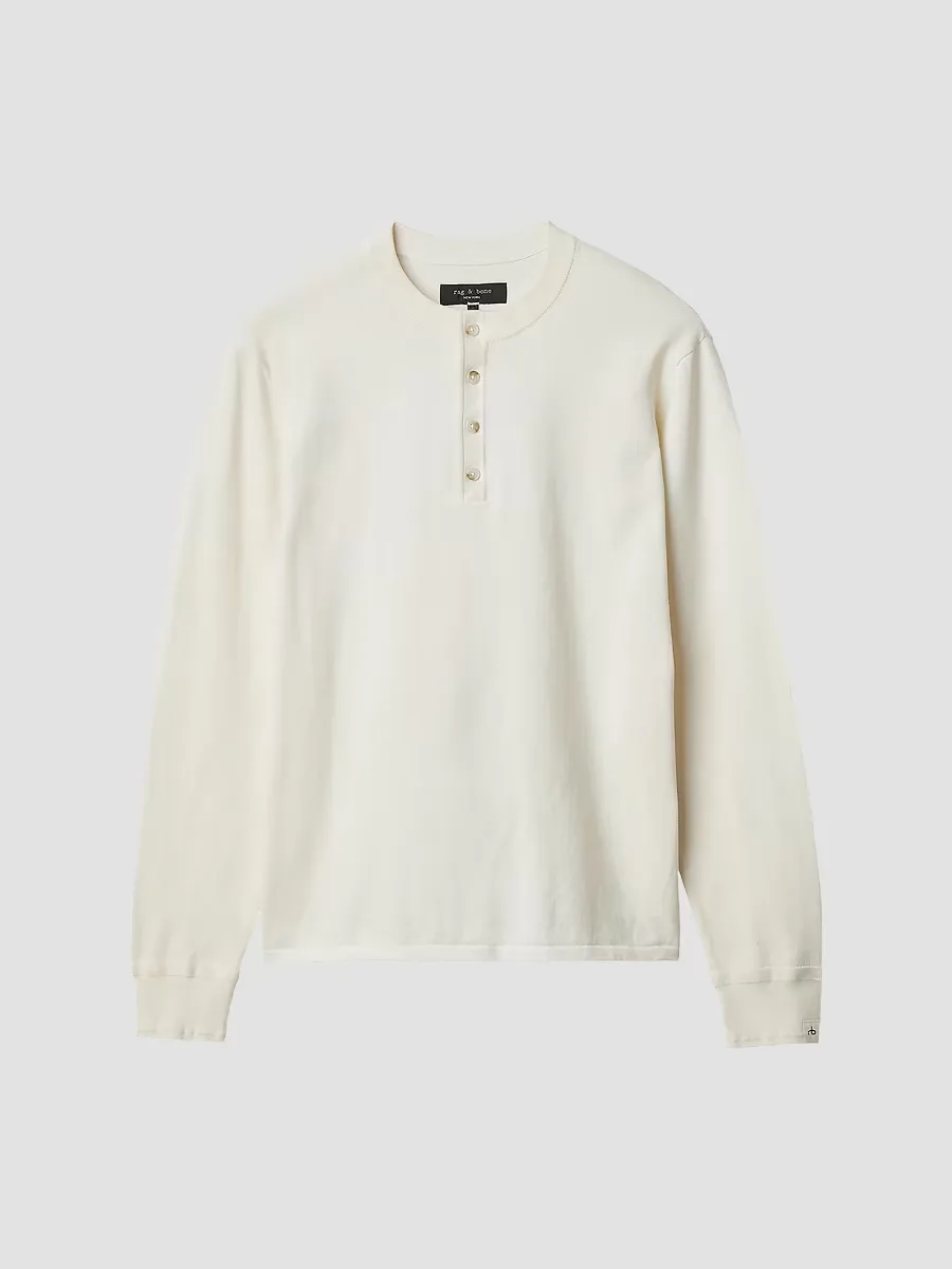 Cotton Henley by rag & bone