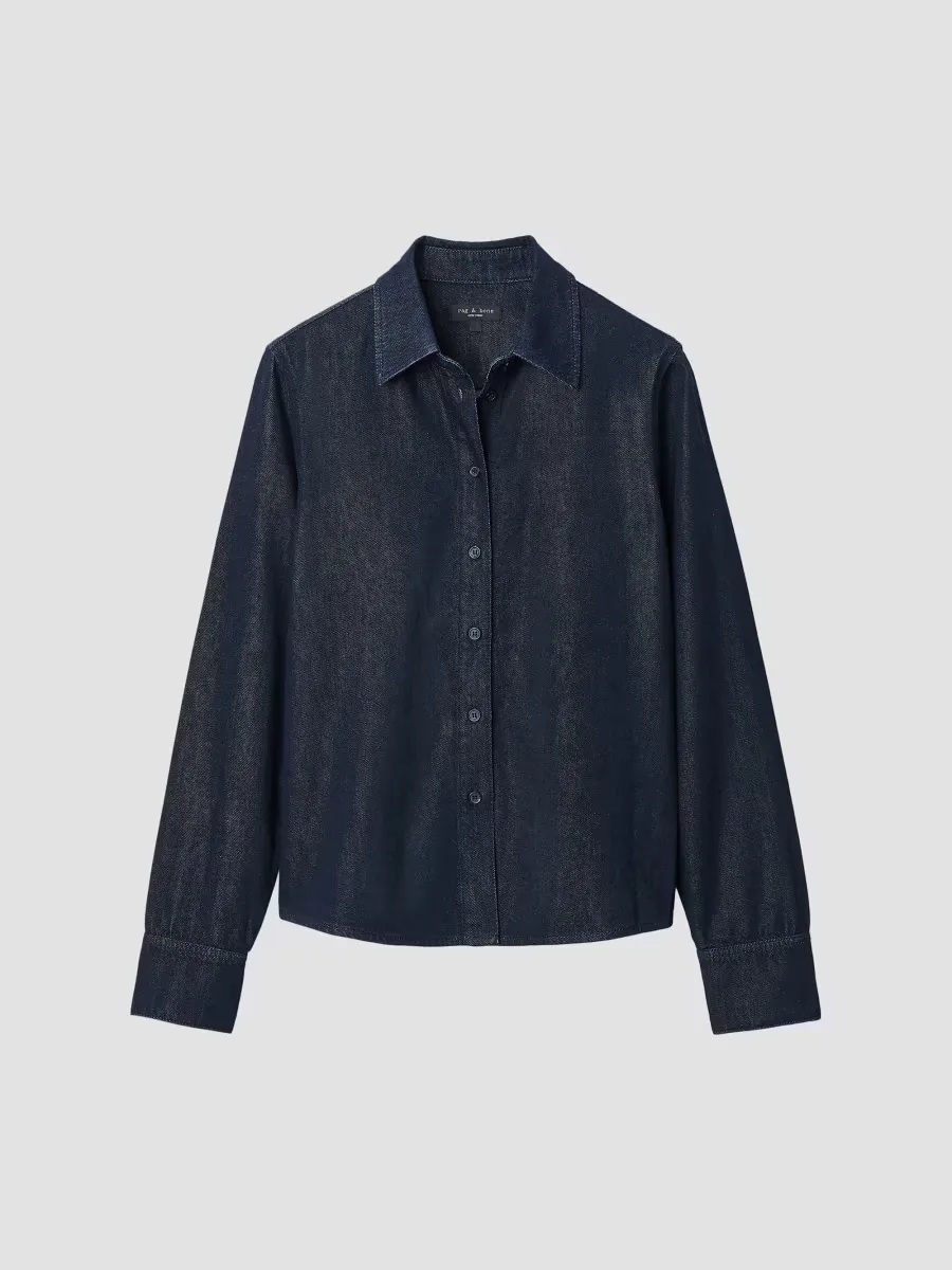 Dayton Denim Button-Front Shirt by rag & bone