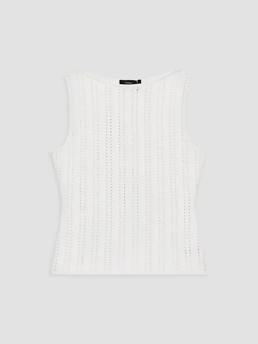 Wooster Crepe Shell by Theory