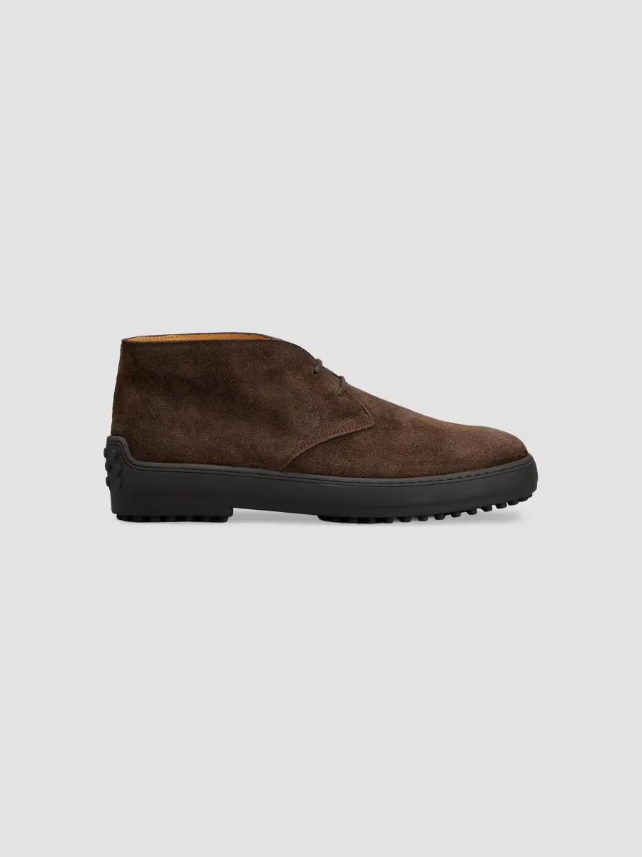 Gommino Suede Desert Ankle Boots by Tod's
