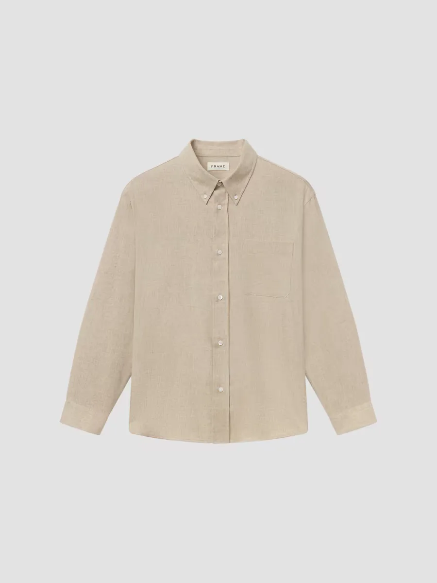 Heathered Pocket Shirt by FRAME