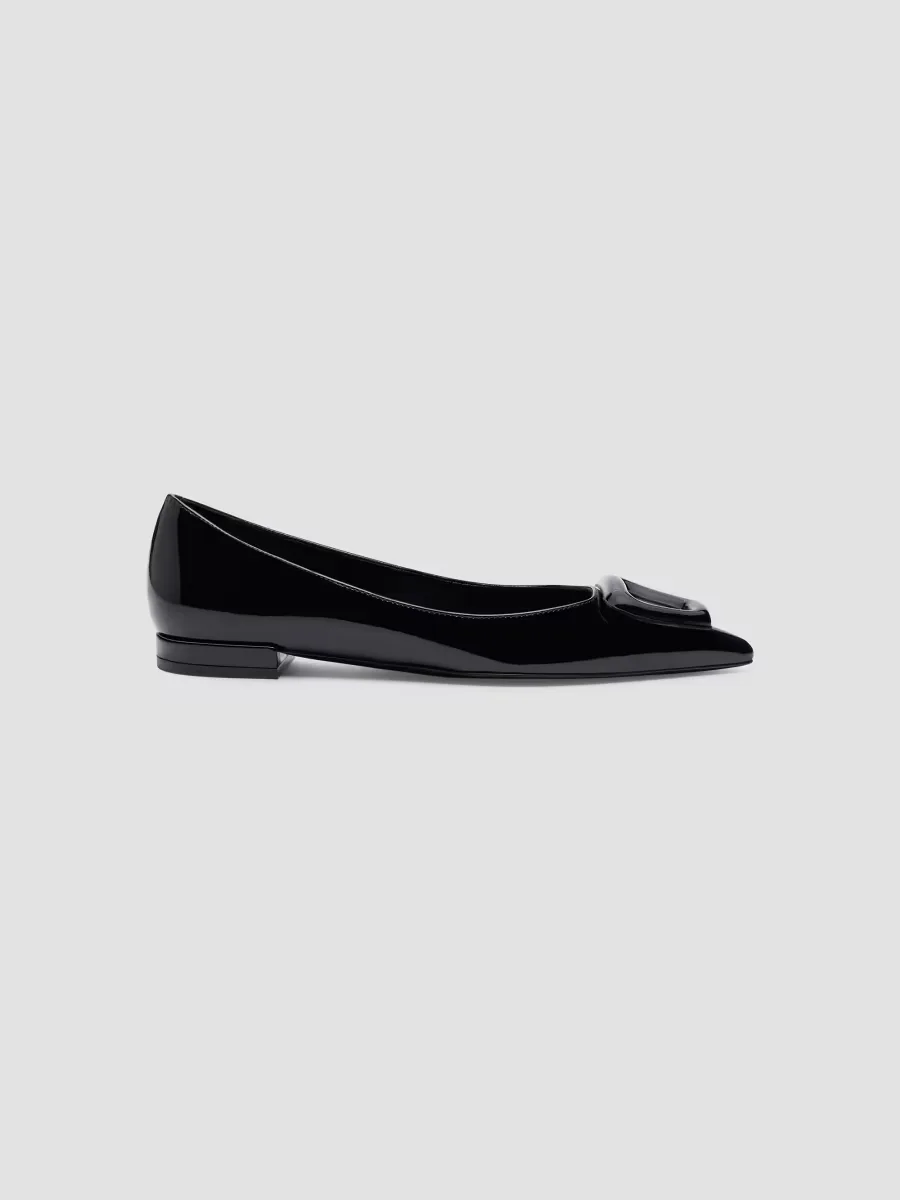 VeryVinnie Patent Leather Ballet Flats by Stuart Weitzman