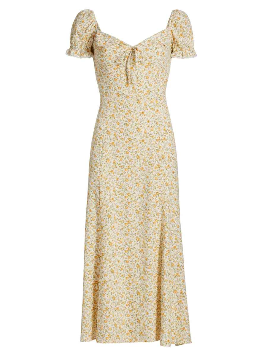 Shyla Floral Midi-Dress