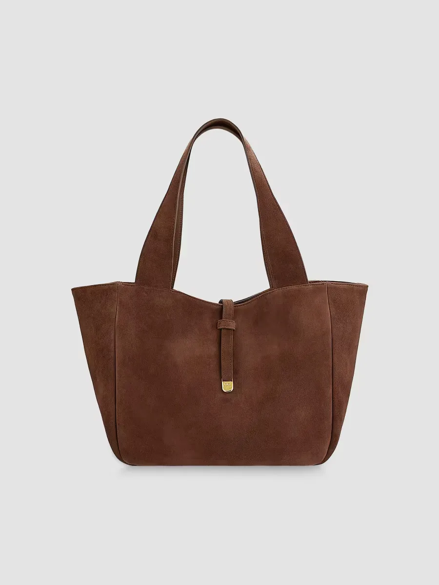 Mercer Suede Tote Bag by GiGi New York