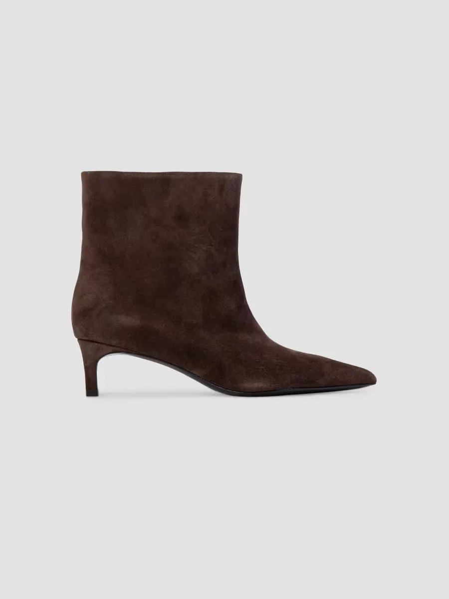 Trina 50MM Suede Boots by Black Suede Studio