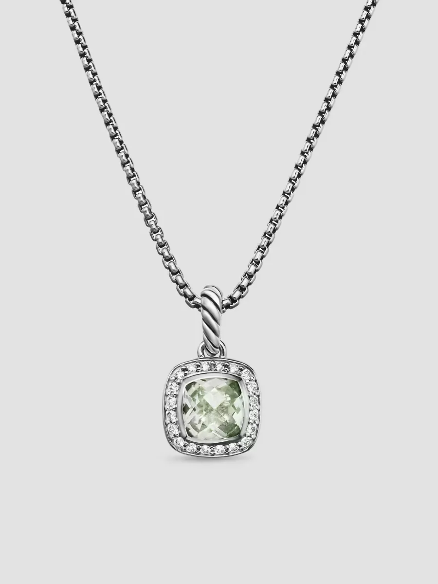 Petite Albion Pendant Necklace in Sterling Silver - Size 17 by David Yurman