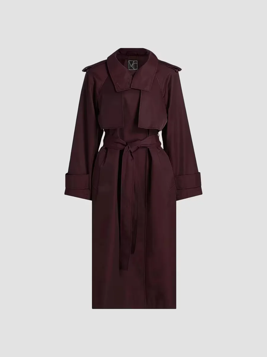 Cotton-Blend Poplin Trench Coat by Mercer Collective