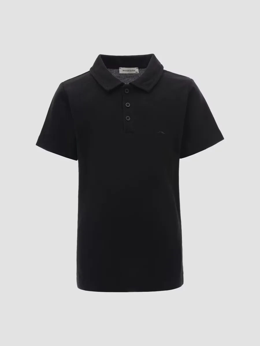 Solid Polo Shirt by Moustache