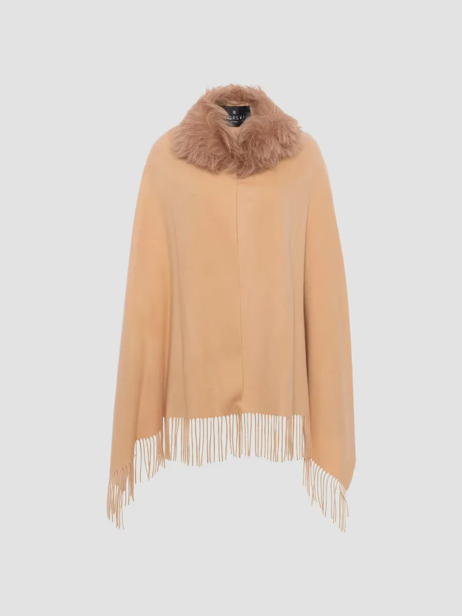 Select Cashmere Stole with Select Lamb Collar by Gorski