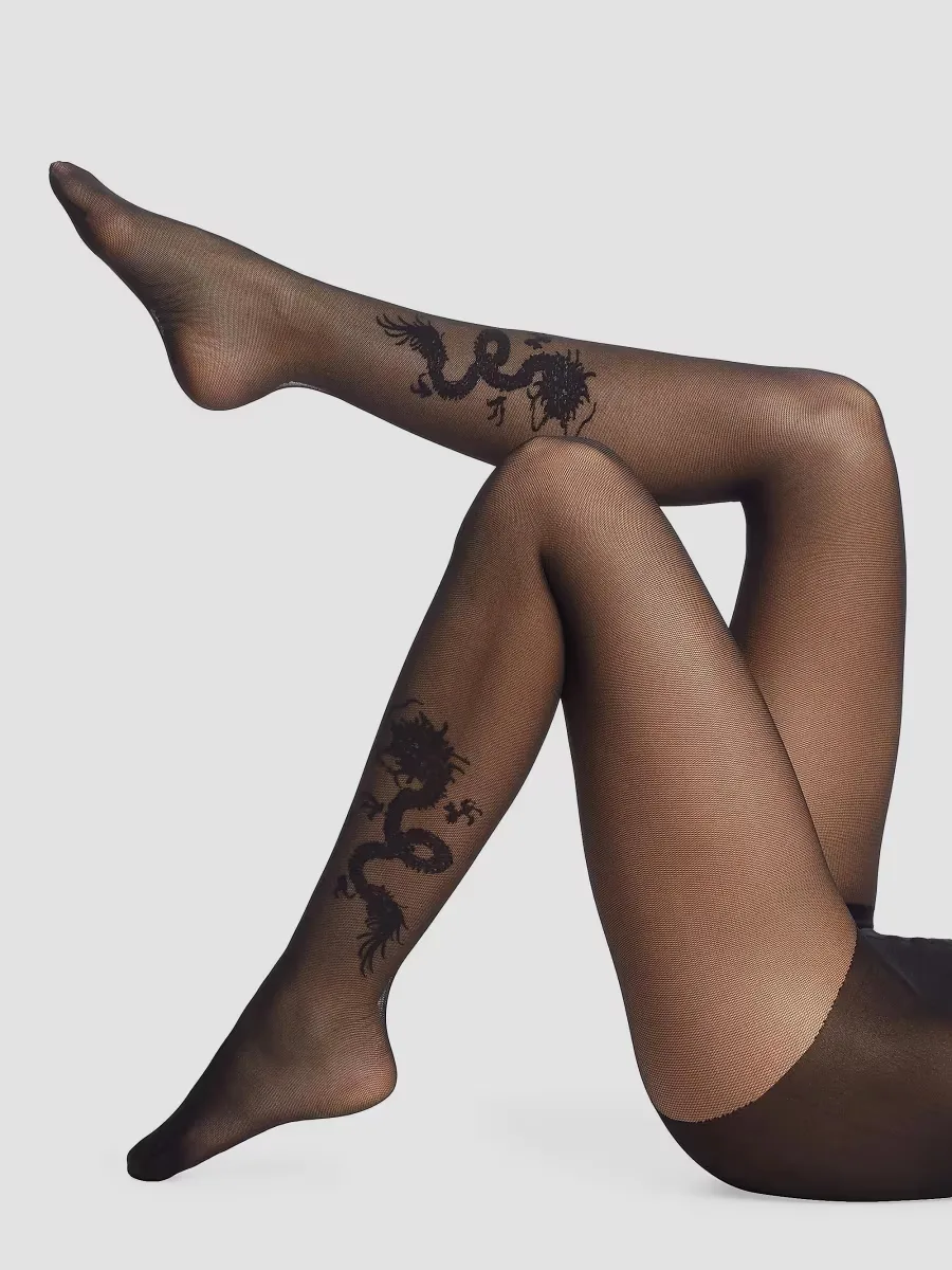 Dragon Sheer Tights by Natori